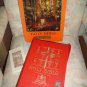THE HOLY BIBLE-(OLD TEST)DOUAY-CHALLONER TEXT,(NEW TEST/PSALMS)CONFRATERNITY TEXT PAPAL ED. LEATHER!