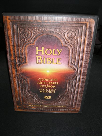 The Holy Bible-Complete King James Version-Old & New Testament on 2 DVD ...