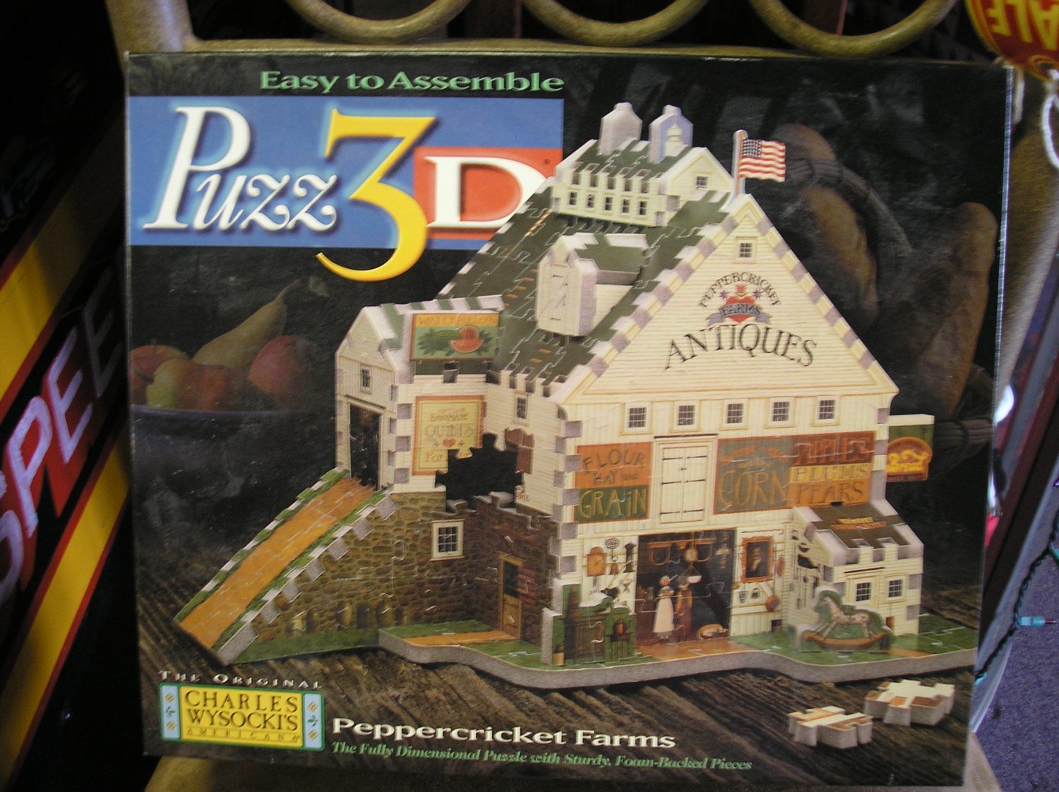 Puzz 3D Puzz 3D “Peppercricket Farms” Americana Series 247 Pc COMPLETE!!! Wrebbit 
