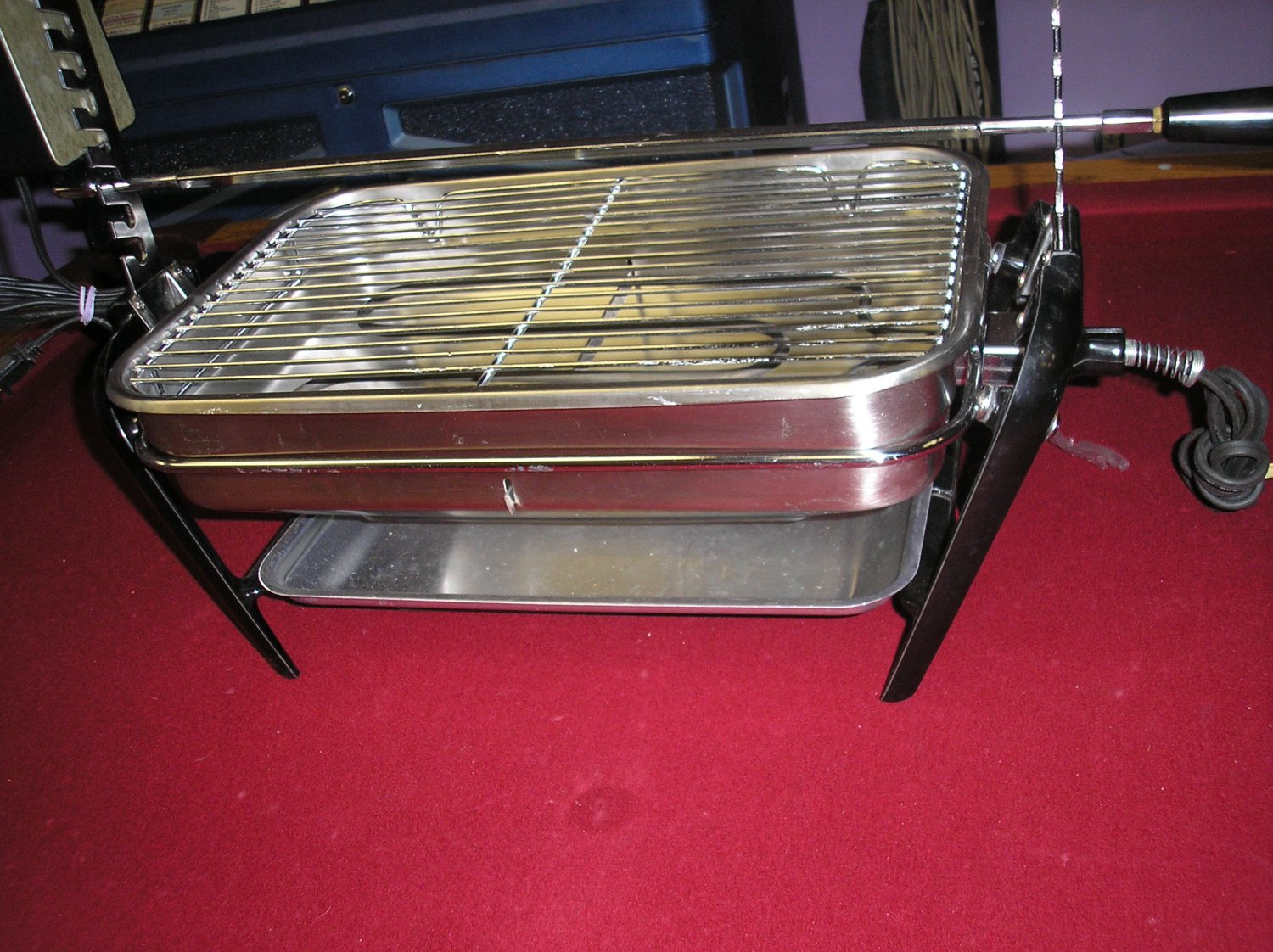 FARBERWARE OPEN HEARTH ELECTRIC BROILER450/455 with ROTISSERIE