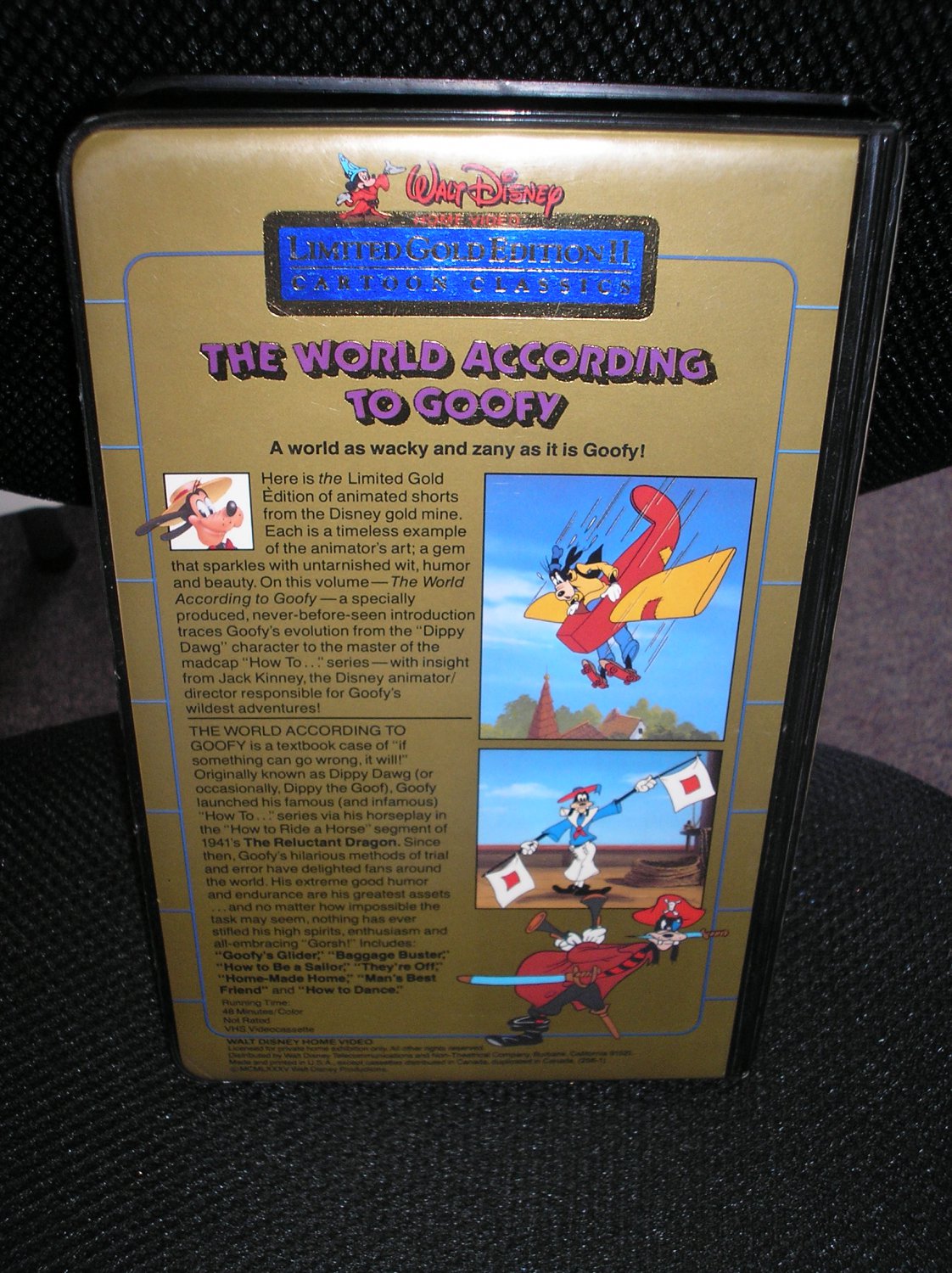 THE WORLD ACCORDING TO GOOFY:WALT DISNEY CARTOON CLASSICS LIMITED GOLD