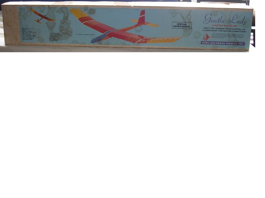 GENTLE LADY 2METER SAILPLANE GLIDER KIT SP4 No. 60 by CARL GOLDBERG