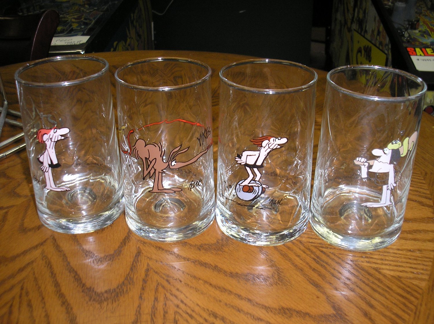 Arby S B C Ice Age Collector Series Set Of 4 Glass