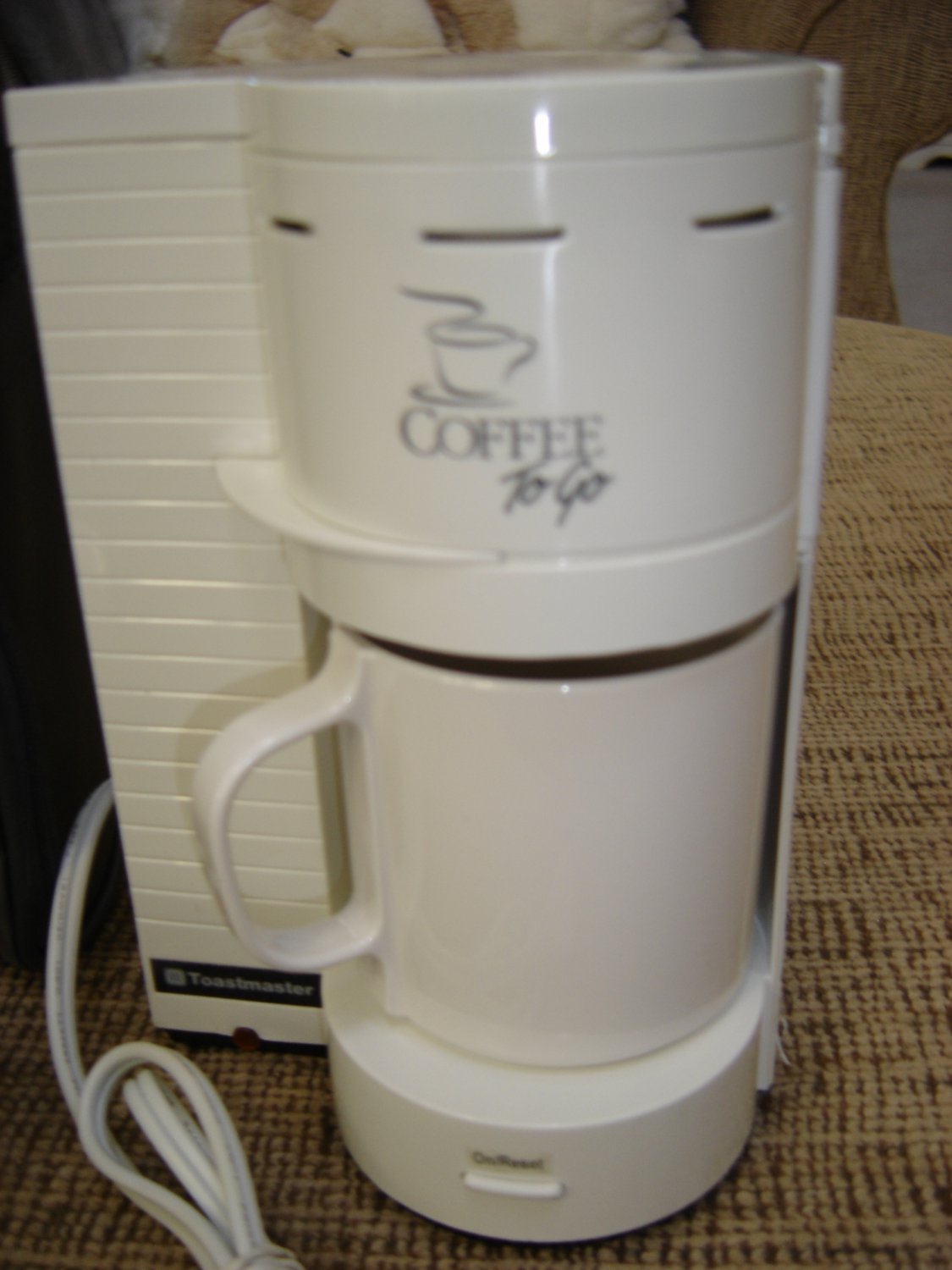 TOASTMASTER "COFFEE TOGO" ELECTRIC ONE CUP TRAVEL COFFEEMAKER!