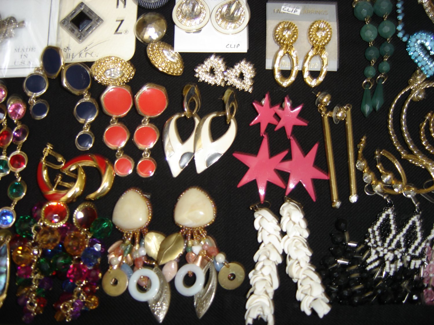 JEWELRY LOT 6 of COSTUME JEWELRY 100+ PCS GREAT FOR NEW
