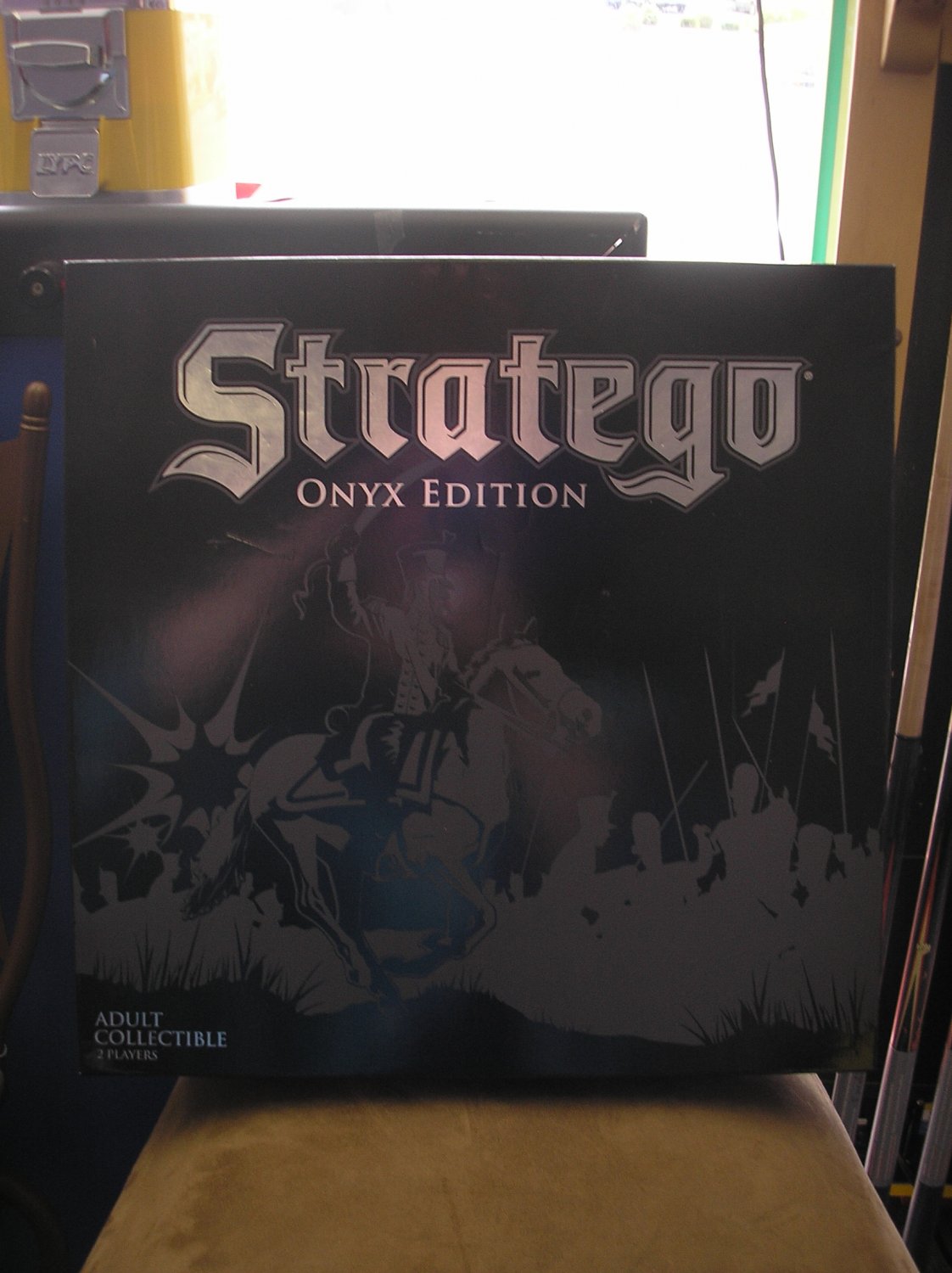 STRATEGO ONYX EDITION GAME by HASBRO - COLLECTIBLE!