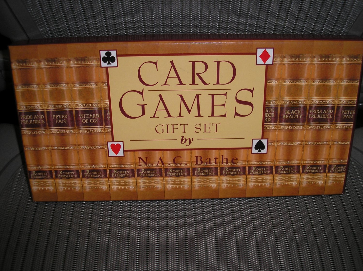 CARD GAMES GIFT SET by N.A.C. Bathe GUIDEBOOK INCLUDES VARIETY of