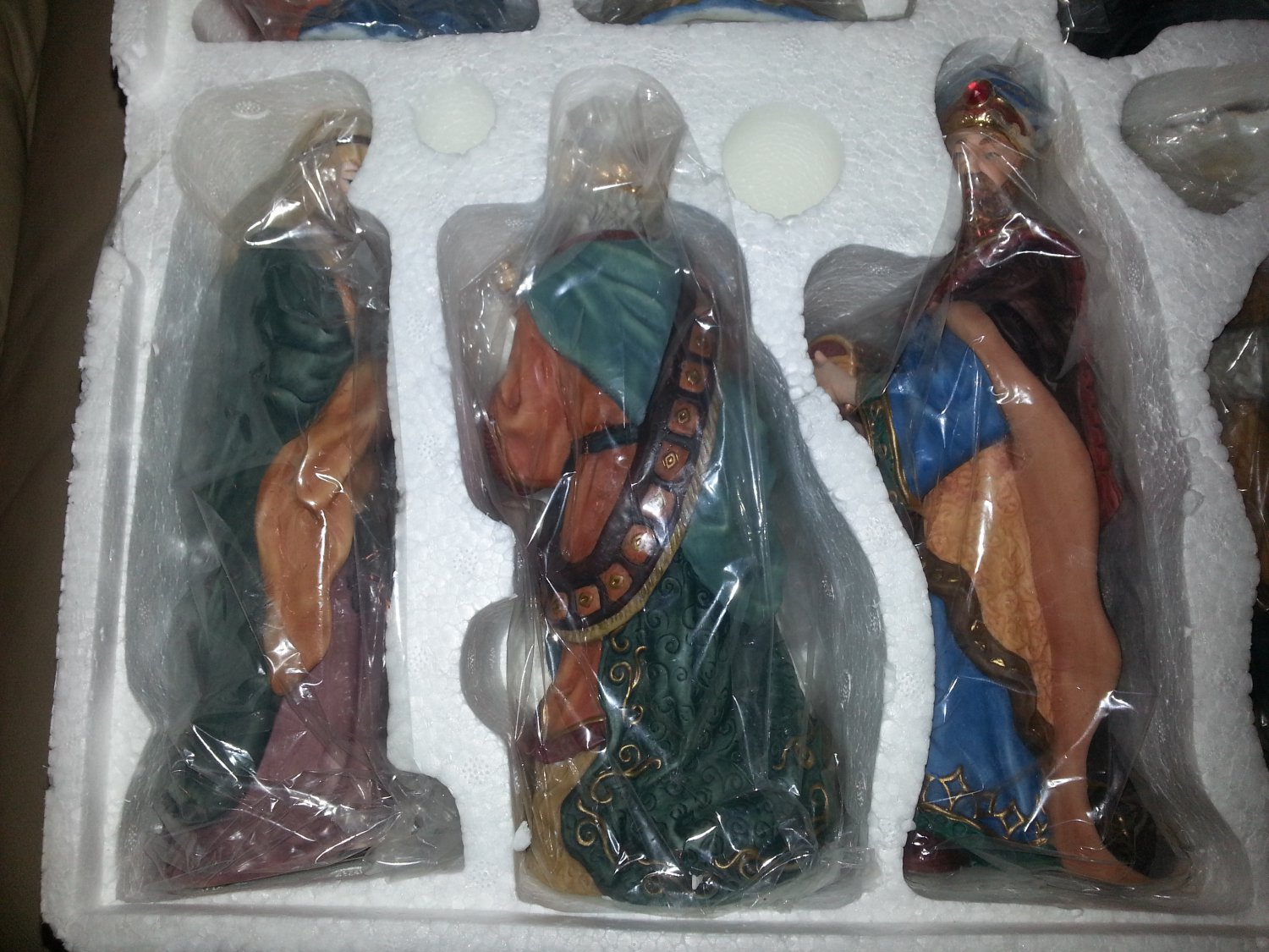 KIRKLAND SIGNATURE 13 PIECE PORCELAIN NATIVITY SET - HAND PAINTED With ...