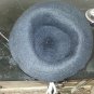 Black Heavyweight Felt Hat with Rastafarian Dreadlock Accents - UNIQUE & FUN!!