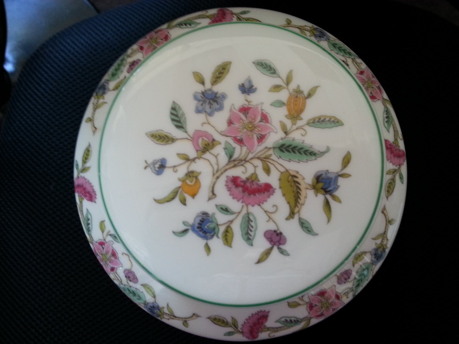 Haddon Hall Pattern by Minton Large Ginger Jar with Lid Chintz Floral!