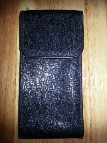 FENDI Authentic Black "Pebbled" Leather Eyeglass Case!!