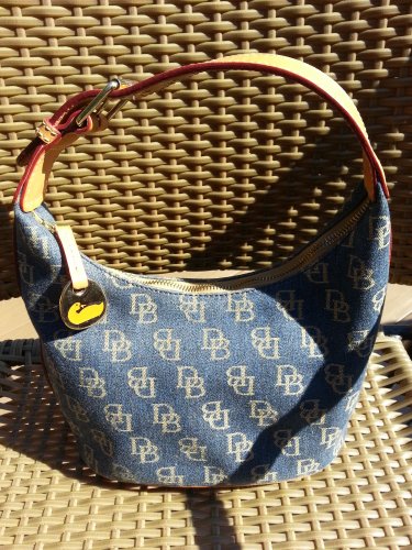 Dooney and discount bourke denim purse