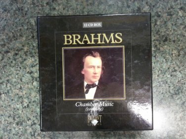 Brahms: Complete Chamber Music 12 CD Box Set - Performed By Tokyo ...