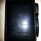 Leed's Millennium Leather Personal Jotter-Conveniently sized to fit inside jacket or shirt pockets!