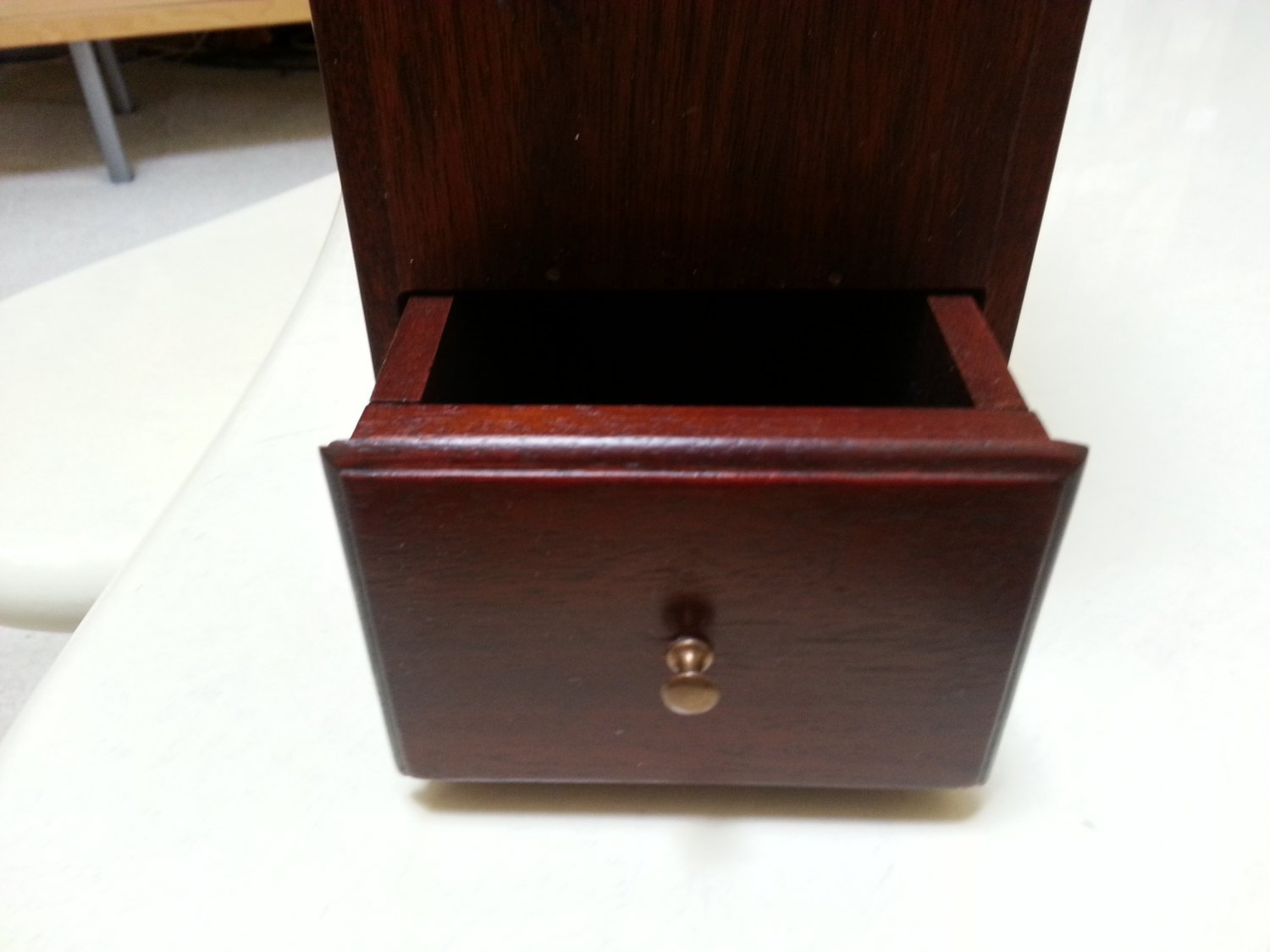 COLONIAL WILLIAMSBURG PIPE/CANDLE BOX with Tounge & Groove drawer!