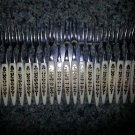 Vintage Set of 22 Stainless Appetizer/Escargot Mini Cocktail Forks - Made in Japan! Vintage Set of 22 Stainless Appetizer/Escargot Mini Cocktail Forks - Made in Japan!