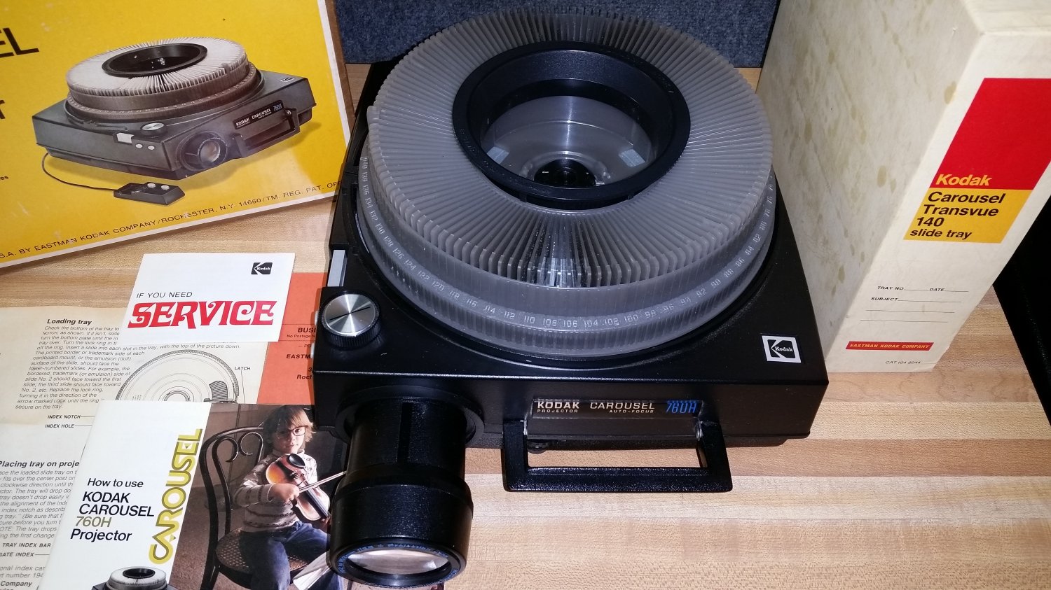 Kodak 760H Carousel Slide Projector MADE IN THE USA!