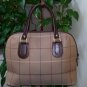 Vintage Authentic Burberry Boston Plaid Tote w/ Matching Skirt & Extra Fabric!