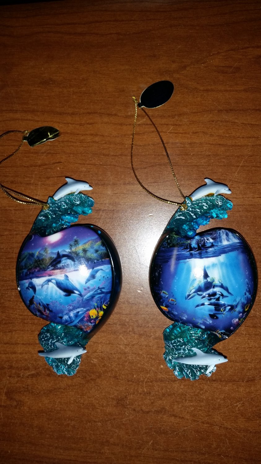 Christian Riese Lassen Sea Life Ornaments - Lot of 2 - 