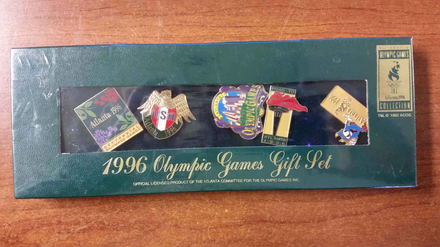 1996 Olympic Games Gift Set of 5 Collectible Pins Atlanta