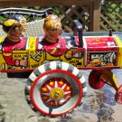 Old Jalopy Crazy Car made by Marx Toy Co. c, 1950 College Boys,"Queen of the Campus", "Engine Room"!