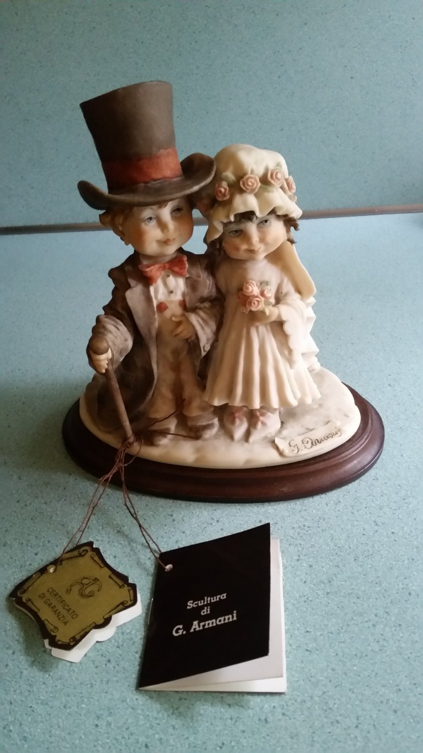 tiny bride and groom figurines