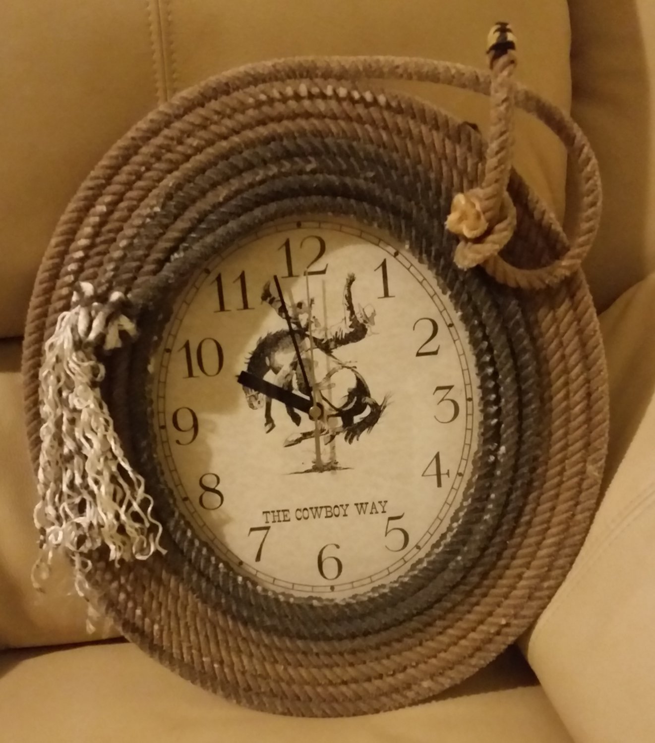 Lariat Rope Clock - 