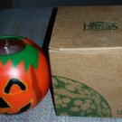 JACK-O-LANTERN (PUMPKIN) Design Round Candle by Lifelines Trading, LTD - Handmade - Unscented!