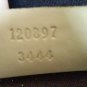 GUCCI Nailhead Winter White Leather Tote Handbag w Signature GG Canvas #120897 - "AS NEW"!