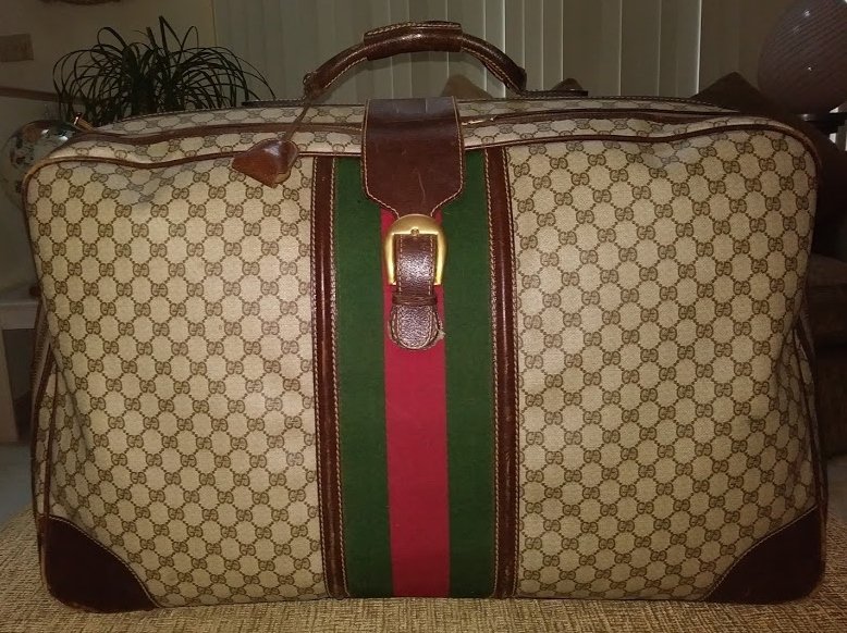 vintage gucci luggage for sale