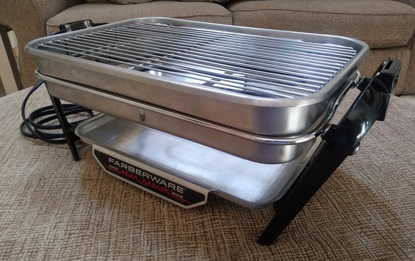 VINTAGE FARBERWARE OPEN HEARTH ELECTRIC BROILER SUPER CLEAN EXCELLENT!