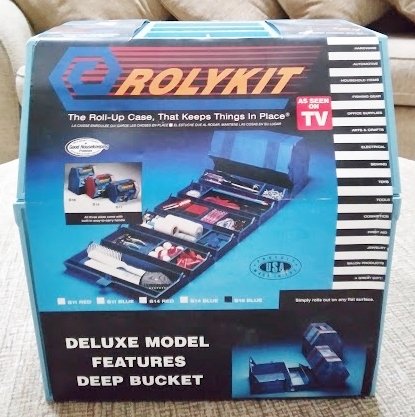 Deluxe Large Rolykit S18 - Roll-Up Storage Case Storage System with 18 ...