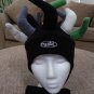 MENTAL GEAR Funky Fleece Snowboarding Hat with HORNS - YOUTH 3-7!