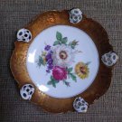 Vintage Rosenthal Moliere Bowl Gold Gilt Florals, Pierced - Excellent condition!