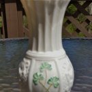 Belleek Petite Fine Parian China Classic Nadine Spill Vase with Shamrocks - Creamy Off White!