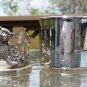Lenox Smithsonian Kirk Steiff Collection Silver Teddy Bear Baby Cup with Caddy!