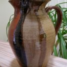 MACK CHRISCO Art Pottery Clay Durable High Fired Pitcher '85 - Seagrove NC Potter!