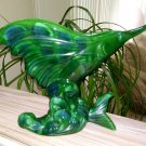 Royal Haeger Swordfish Marlin Mid Century Planter Vase 9"x13" 1950-54 Green Blue Glaze -MADE IN USA! Royal Haeger Swordfish Marlin Mid Century Planter Vase 9"x13" 1950-54 Green Blue Glaze -MADE IN USA!