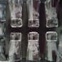 Vintage American Wildlife Etched Glass Bar Set - 18 piece!