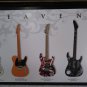 Guitar Heaven Legends of Rock Guitars - SLASH, HENDRIX Wall Decor -36" x 12" -Wood Base Lamination!