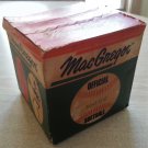 VINTAGE MACGREGOR 100 D C OFFICIAL LEAGUE SOFTBALL WITH ORIGINAL BOX 1960's ERA UNOPENED! VINTAGE MACGREGOR 100 D C OFFICIAL LEAGUE SOFTBALL WITH ORIGINAL BOX 1960's ERA UNOPENED!
