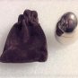 Vintage COTY Highly Polished Stainless Seel Egg, NUANCE Cream Perfume - 15 oz solid.