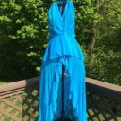 Vintage Forplay Sheer & Sexy 2 piece Lingerie Set - Aqua - Size S/M -NWOT!