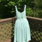 Vintage Gotham Ruffle Trimmed Mint Green Negligee - Size 42 - so soft and pretty!