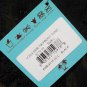 LETARTE Plus Size JET BLACK HANDMADE EMBROIDERED TUNIC, DUSTER, COVER-UP - Sz. L - NEW w/ TAGS!