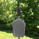 ANTIQUE STERLING SILVER HALLMARKED CHATELAINE PURSE - LATE 1800's!
