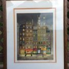 Paris, Le restaurant la Rotonde by Jean Luc Lecoindre (20th century) Matted & Framed! Paris, Le restaurant la Rotonde by Jean Luc Lecoindre (20th century) Matted & Framed!