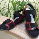 1803 Wedge Walking Sandals w/ Stretch Elastic -Size 39 - 'Gloves for Your Feet'!