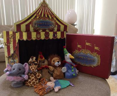 restoration hardware family puppet theater