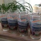 105th Official Kentucky Derby 12 ounce Glass Churchill Downs 1979 - Set of 7!